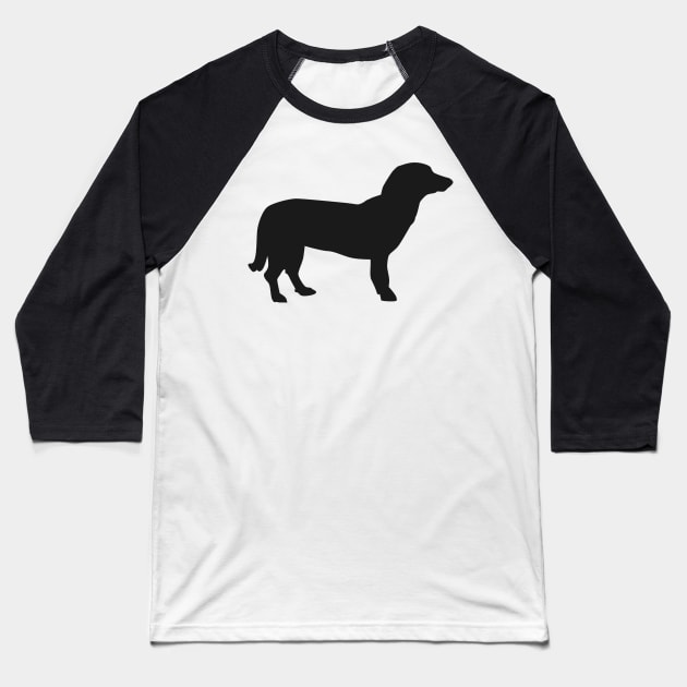 Dachshund Baseball T-Shirt by Irkhamsterstock